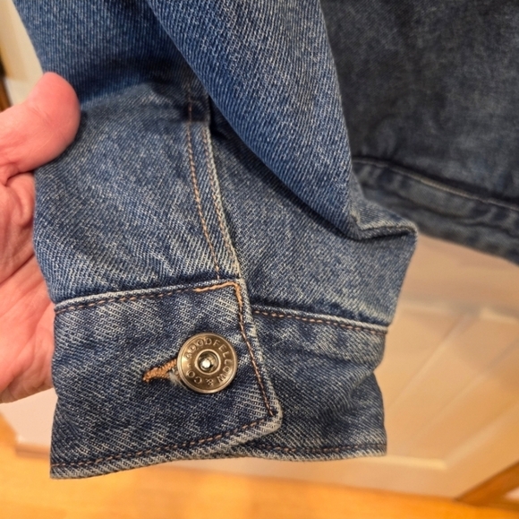 Sherpa-Lined Denim Trucker Jacket/Coat Men's Size Large New Fall Winter Outdoor - Picture 7 of 9